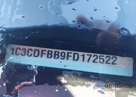 2015 Dodge Dart Sxt z USA, uszkodzony, nr VIN 1C3CDFBB9FD172522